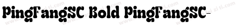 PingFangSC Bold PingFangSC字体转换